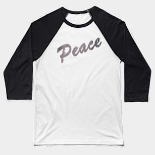 Peace Gradient Baseball T-Shirt